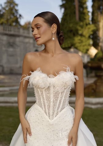 HIACYNTA- biała suknia SZYCIE NA MIARĘ