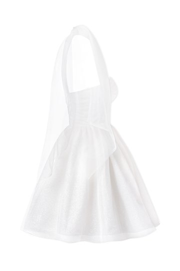 ISABELLE midi 3w1, brokatowa, szycie na miarę, suknia ślubna DRESS ON NOW, ujęcie 09